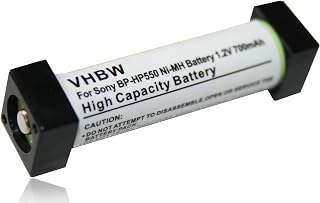 vhbw Replacement Battery compatible with Sony MDR-RF800RK, MDR-IF140, MDR-IF140K, MDR-RF800R Wireless Headset Headphones (700mAh, 1.2V, NiMH)