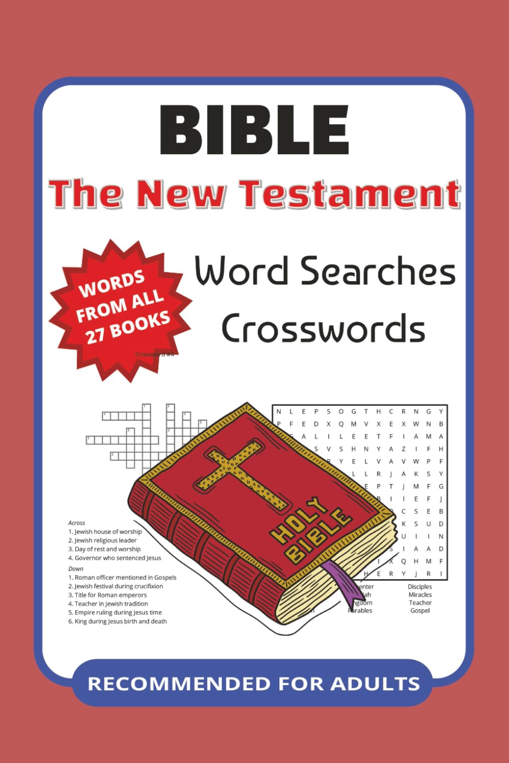 Bible Word searches and Crosswords: The New Testament