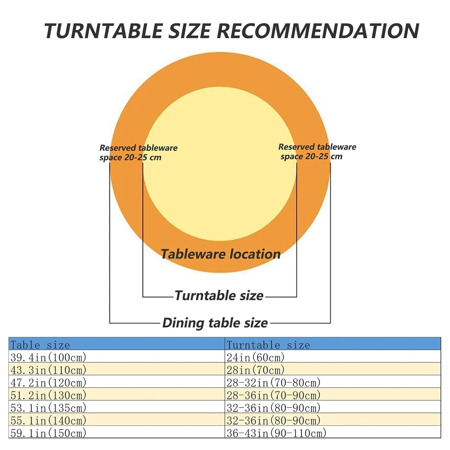 Grande Plateau Tournant Rotatif en Ardoise, Ø 60cm-100cm Lazy Susan Plateau de Service, Rotation À 360 Degrés, Facile À Partager Les Aliments(Glossy Light Gray,36"/90cm)