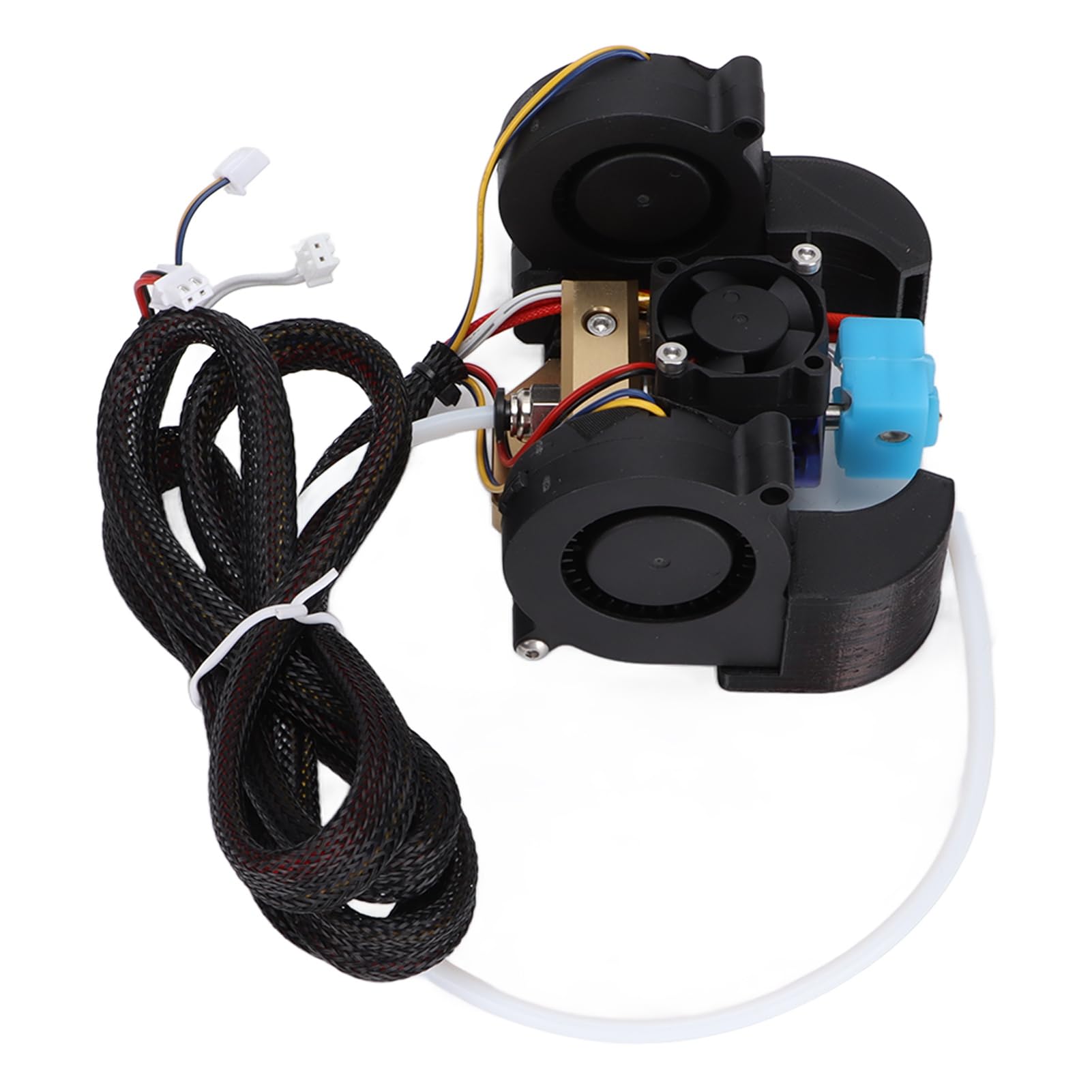 Pongnas Hotend V6 in Metallo con 3 Ventole per Stampanti 3D - Eccellente Dissipazione del Calore e Accessori di Facile Installazione