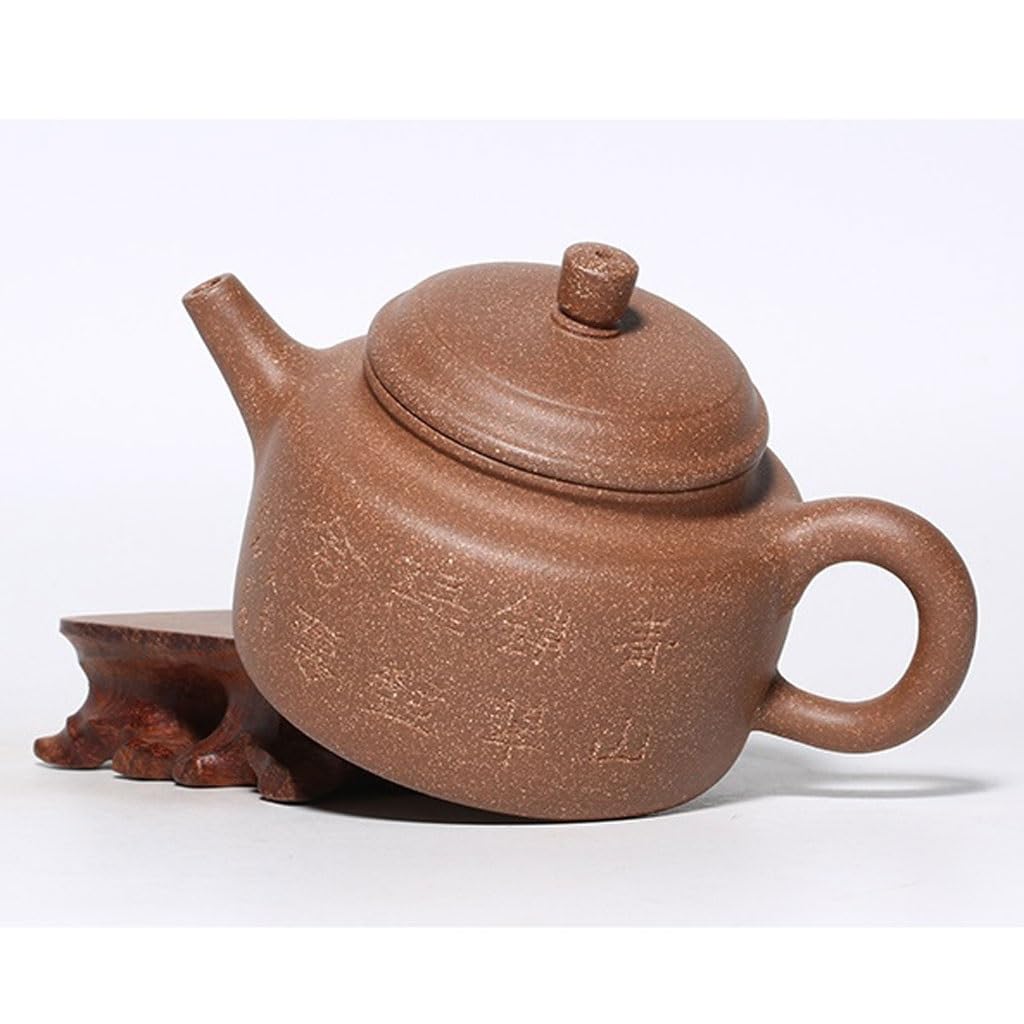 Ceramiczny czajniczek 260 ml czajniczek fioletowy gliniany czajniczek ręcznie wykonany zestaw do herbaty czajniczek z filtrem popołudniowa herbata przyjęcie zestaw do herbaty dzbanek do herbaty