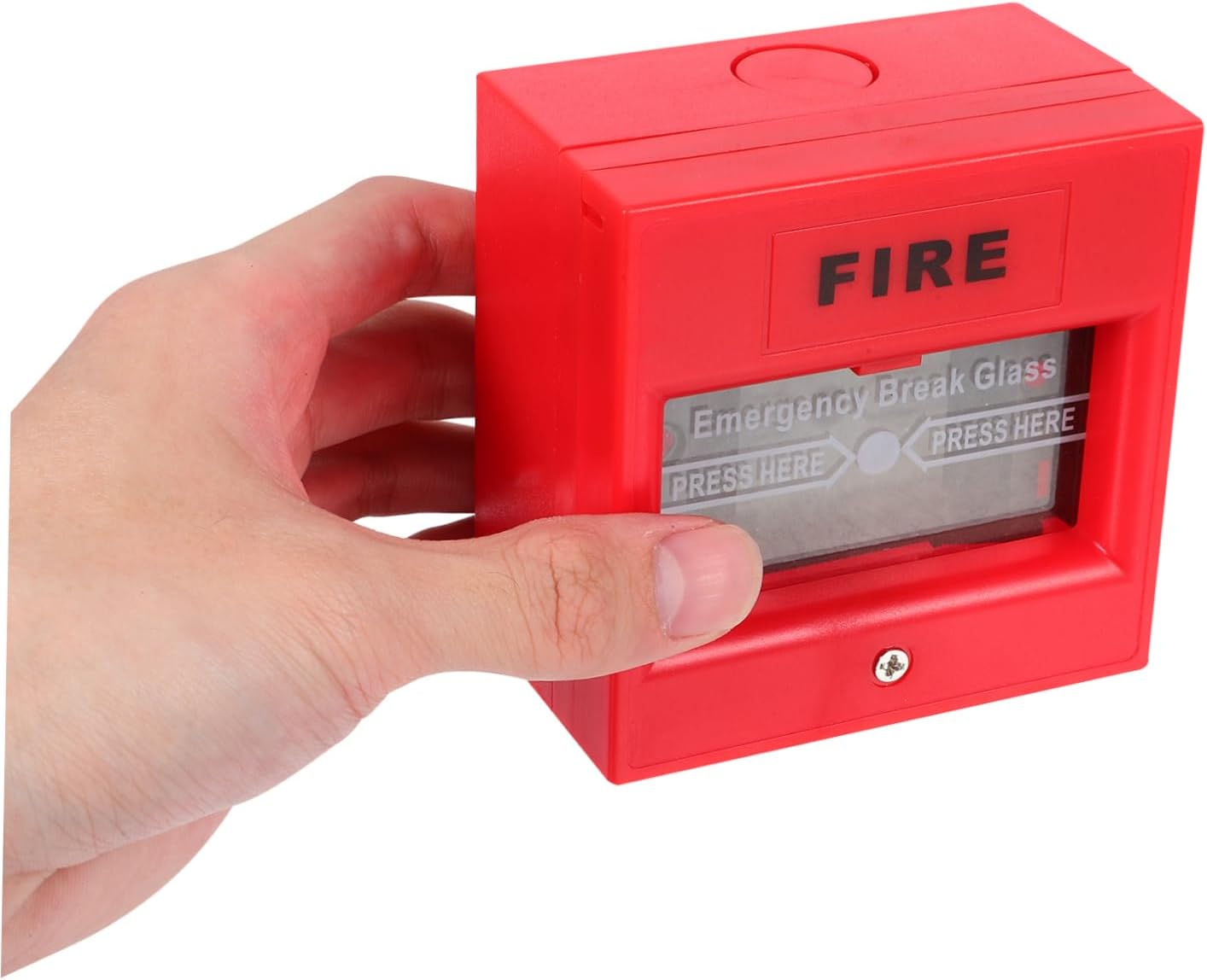 Gadpiparty 67a Resettable Emergency Alarm Switch Manual Call Point for Easy Installation Compatible with Traditional Systems User-Friendly Design for
