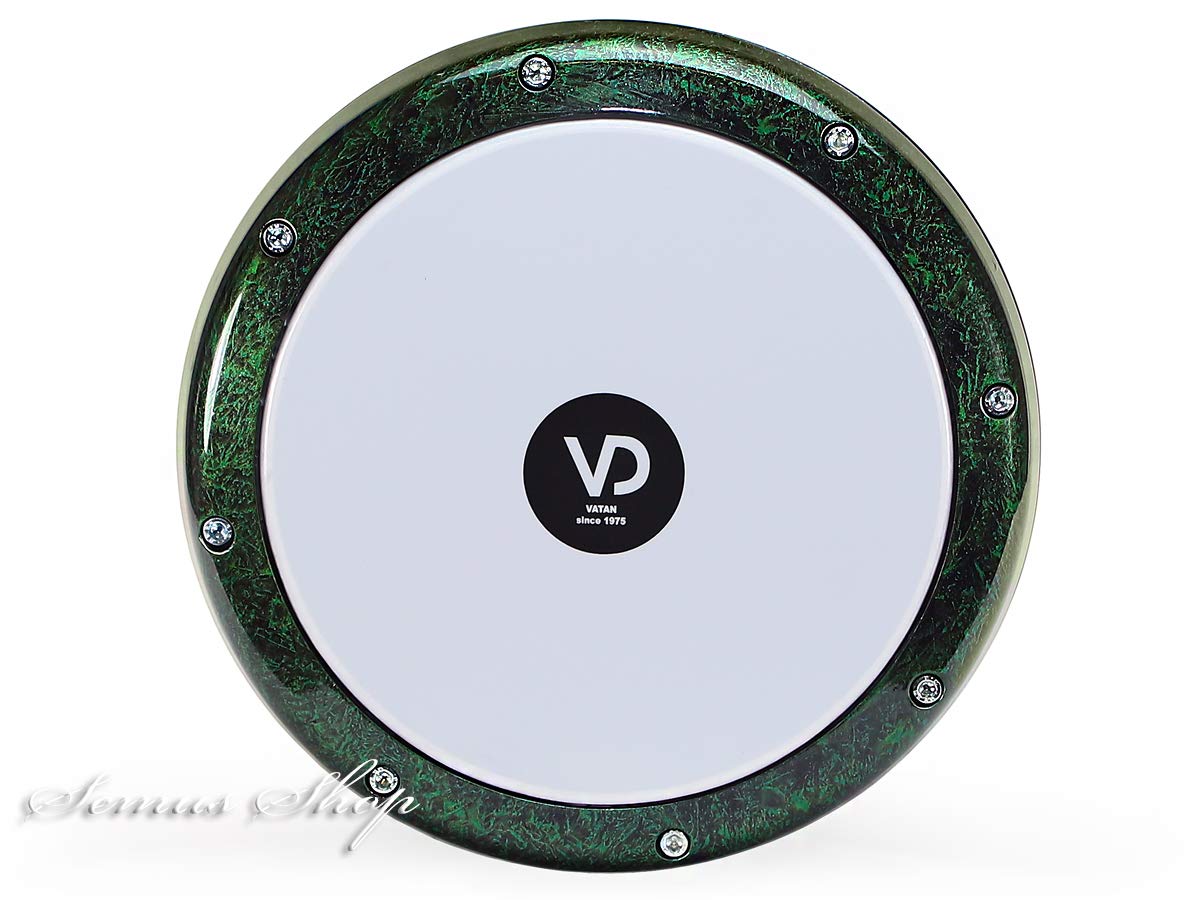 Orientalische Profi solo Darbuka Darabuka Handtrommel Percussion Aluguß Pearl Effekt mit Zubehör