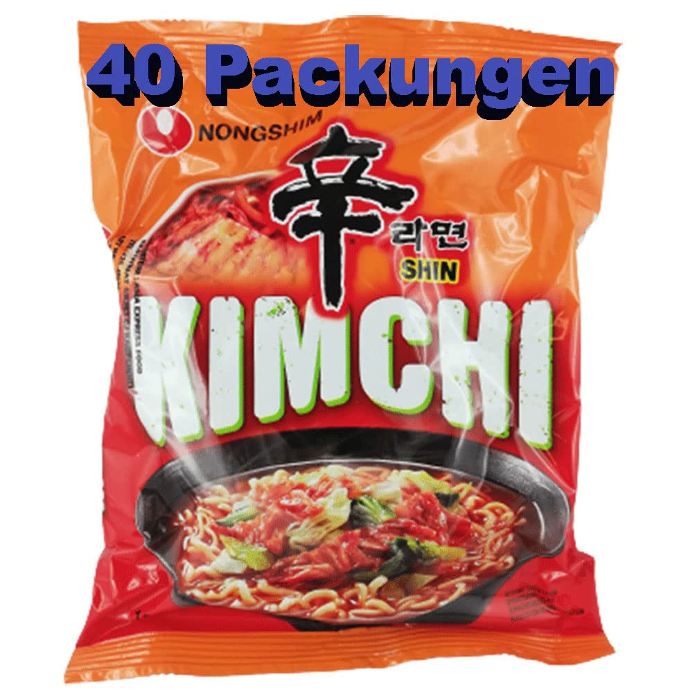 Kimchi Instant Noodles Pack of 40 (40 x 120g) Instant Noodles