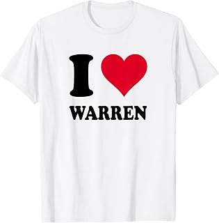I Love Warren T-Shirt