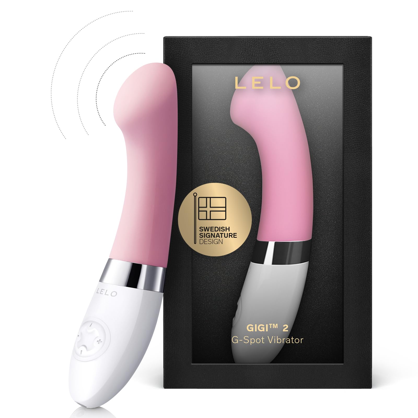 LELO GIGI 2 Persönlicher Massager für Frauen, besondere Vibration für Frauen, Leistungsstarker und leiser Vibrator Dildo für Spaß und Vergnügen, Dildo für Frauen, Pink