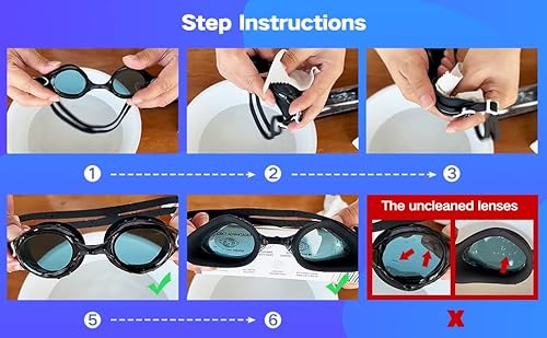 Nova tecnologia de óculos de natação míope anti-nevoeiro, óculos de natação míope para homens adulto