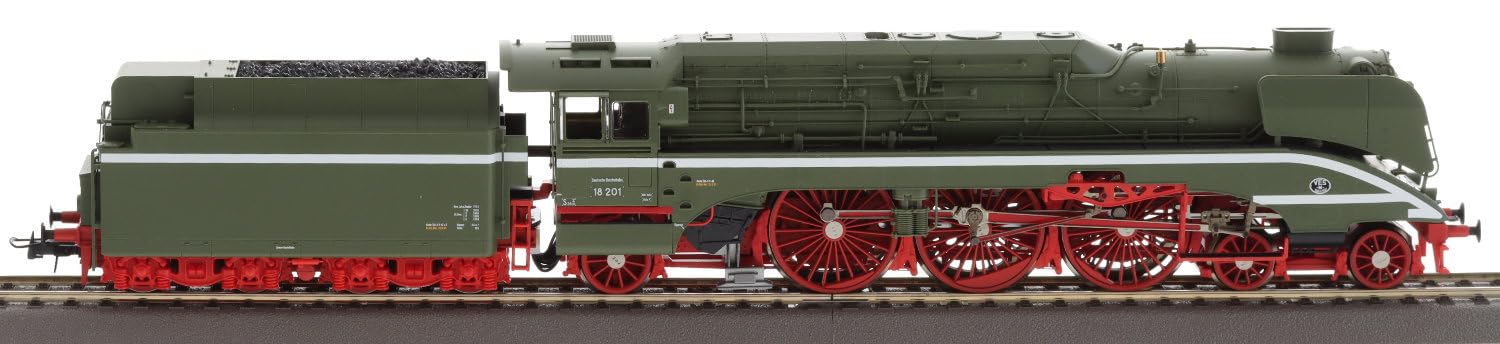 7120006 H0 - Flok a vapore 18 201, carbone, DR, Ep.III, audio AC