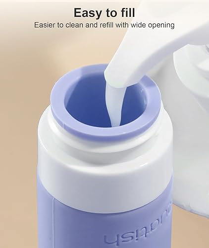 Miniatura 5 de Quatish Botellas de tamaño de viaje, paquete de 6, recipientes de viaje a prueba de fugas para artículos de tocador, botellas de champú y