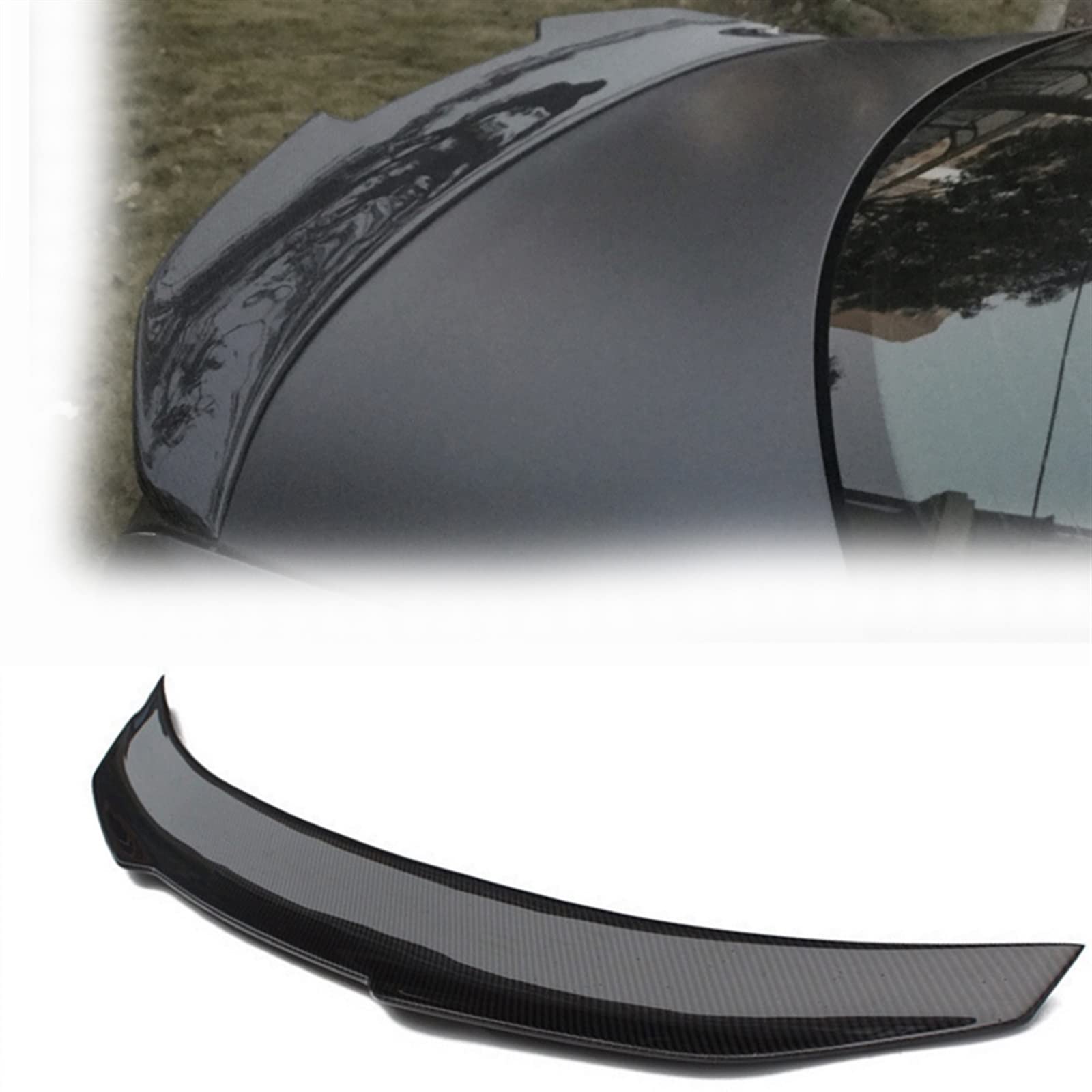 Aileron arrière F33 F83 M4 cabriolet : spoiler coffre carbone PSM lèvre séparateur 2 portes