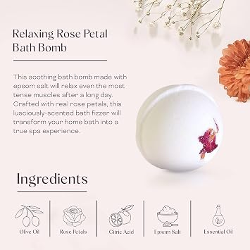 Dear Ava Spa Gifts for Women - Organic Self Care luxury Anti Stress Relaxing Bath and Body Kit Set Basket Box for Her with Heartfelt Card - Christmas Gift for Doctor