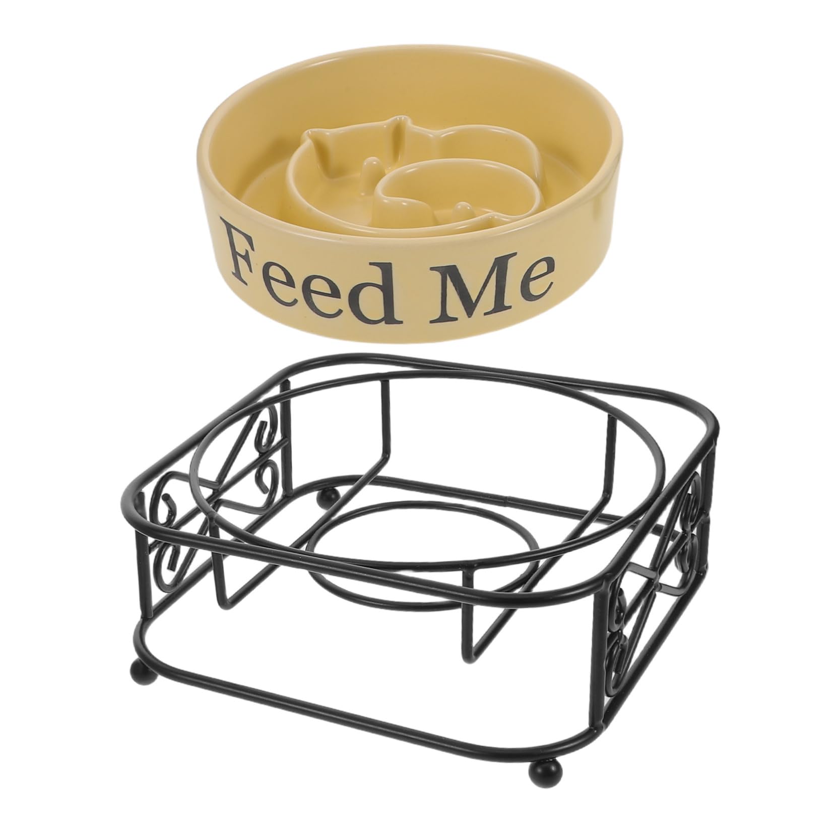 Comedero Lento para Gatos Comedero Lento para Gatos De para Cachorros para Perros Pequeños para Perros