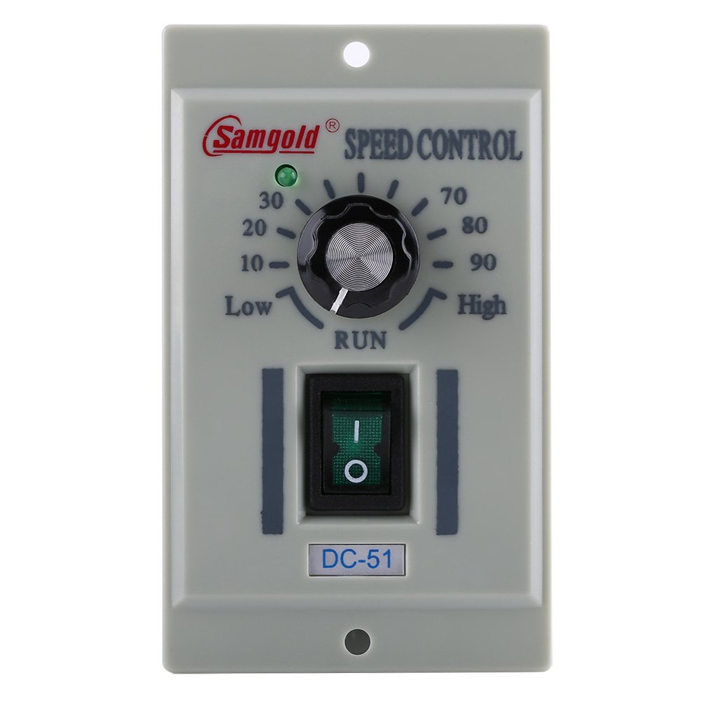 dc Motor Speed Controller, Akozon AC 110V 400W Knob Motor Speed Controller DC 24V~90V Output Single Phase Asynchronous Motor Speed Controller