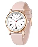 Nurse Watch for Women Men: Waterproof Nursing Easy Read Dial Wristwatch - Analog Watches Students Ladies 24 Hour with Second Hand for Gift