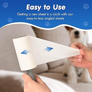 BEAUTURAL Lint Roller, Extra Sticky 360 Sheets for Pet Hair Removal, Dog and Cat Lint Remover 4 Pack, Upgraded Version