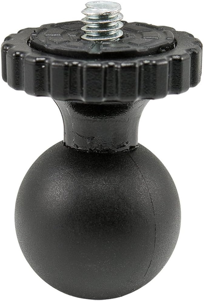 SP25MMCAM 25mm Swivel Ball to 1/4 20 Camera Mounting Bolt Adapter (Black)