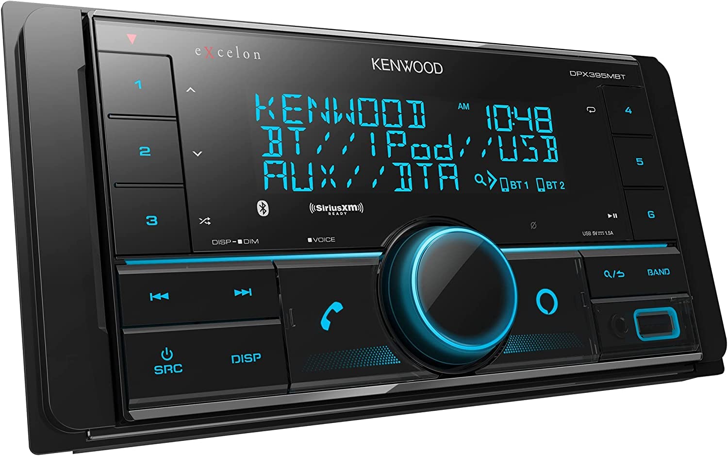 Amazon.com: KENWOOD DPX395MBT Double DIN in-Dash Digital Media