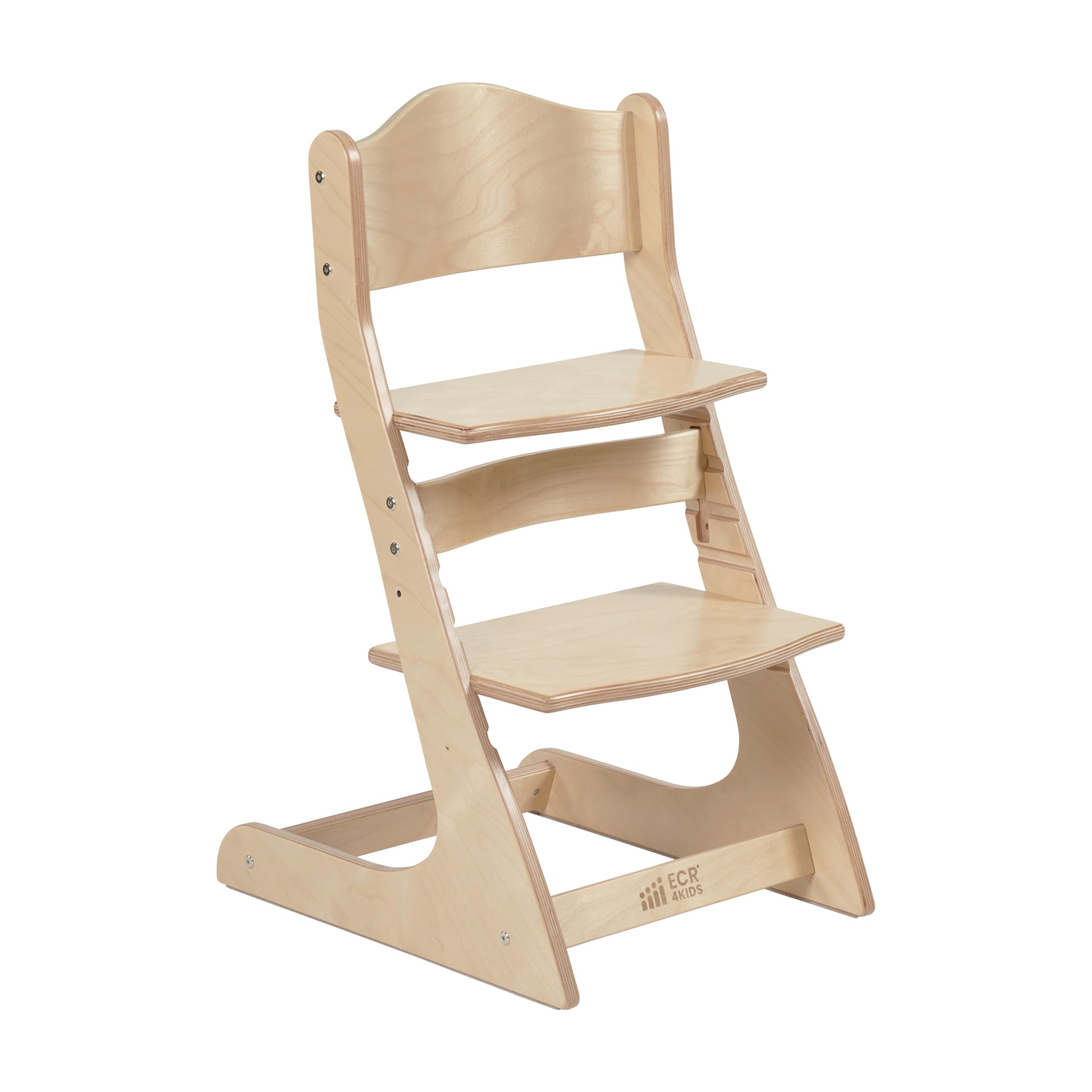 ECR4Kids Grows with Me Chair, Transitional Chair, Natural