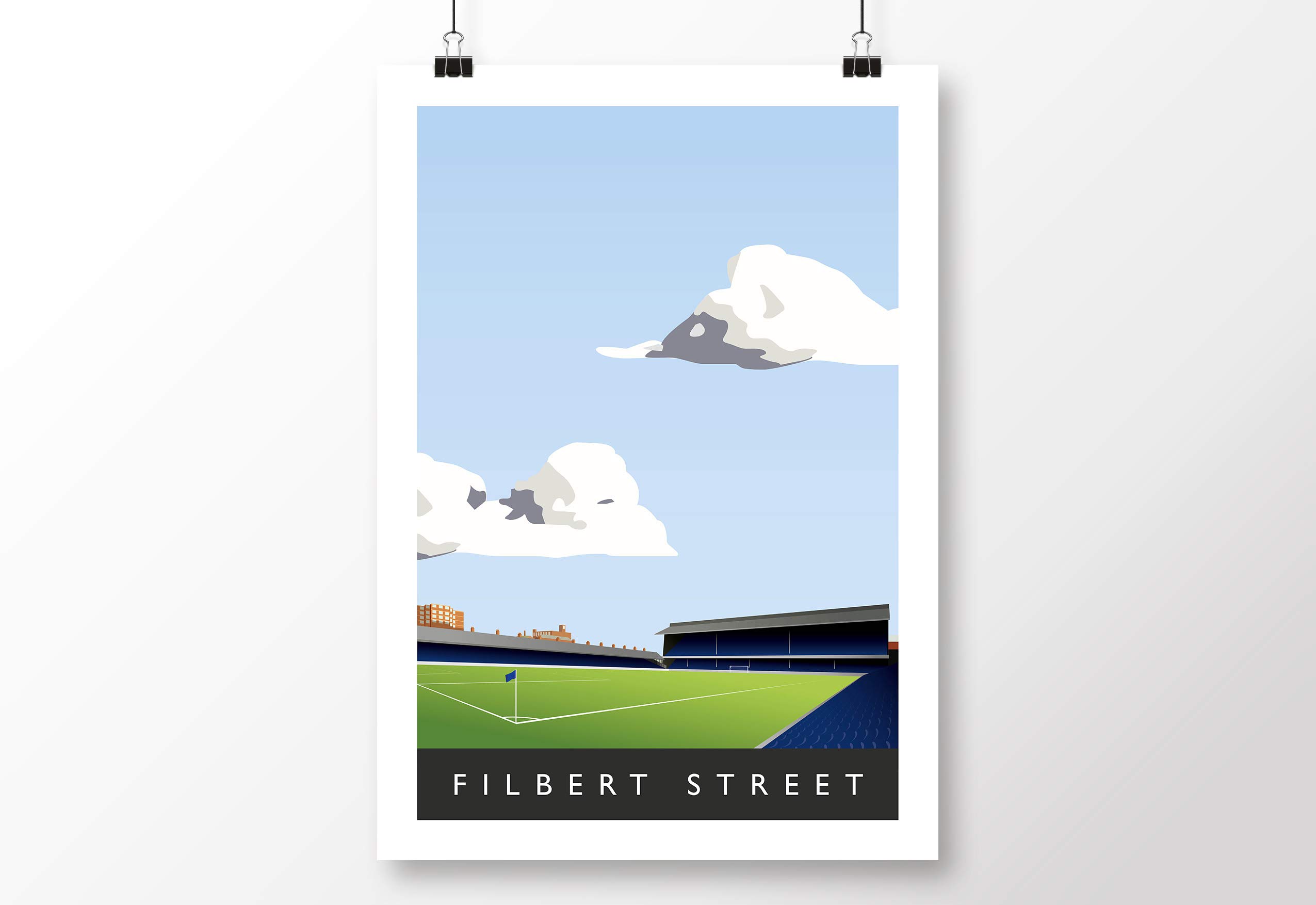 Affiche Filbert Street format A3 idéal pour décorer un bureau de supporter