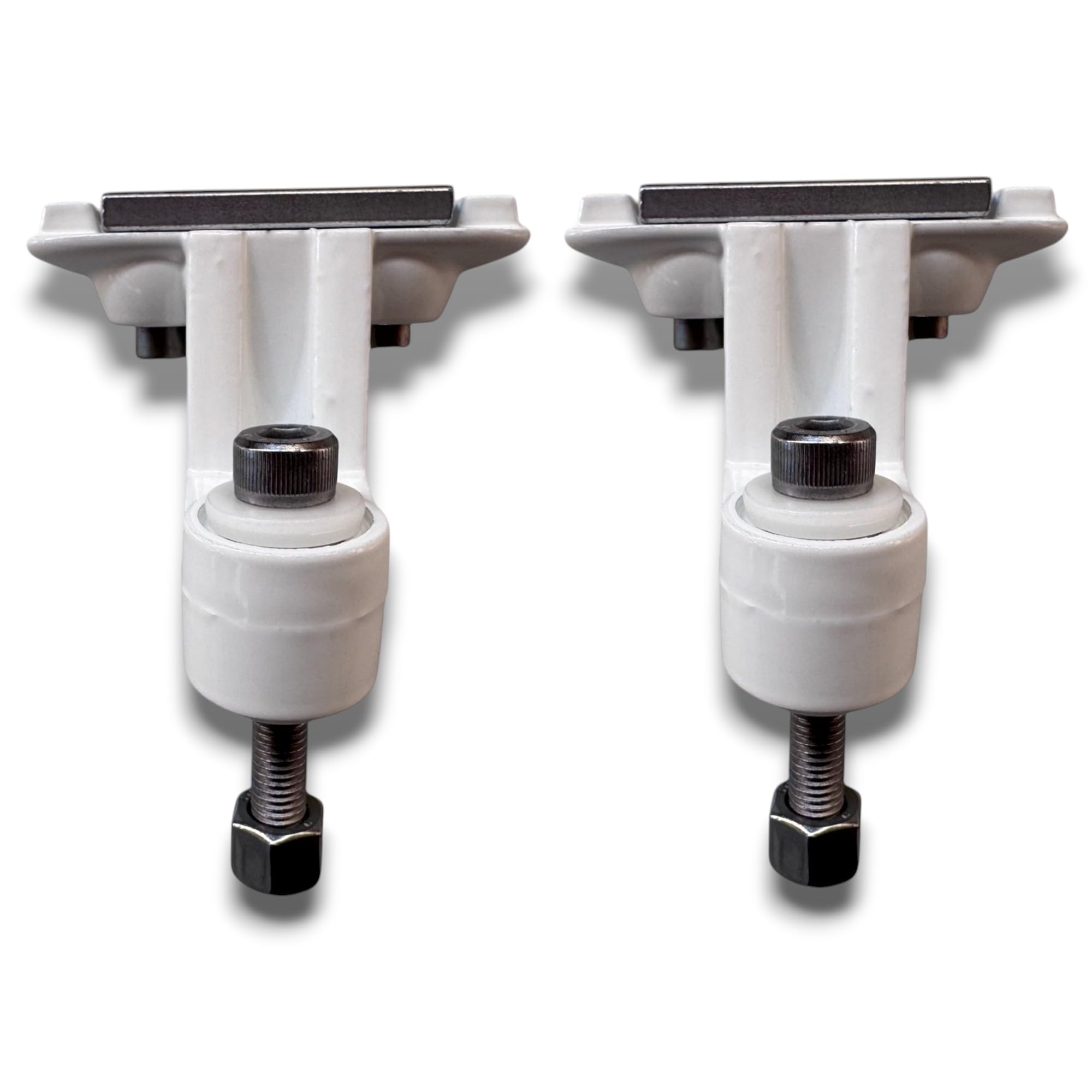 Teletoldo – Soporte Inferior de Brazo Extensible para Toldo ● Juego Completo con Pletinas, Tornillos y Embellecedores ● Repuesto en Aluminio – Verifica Medidas