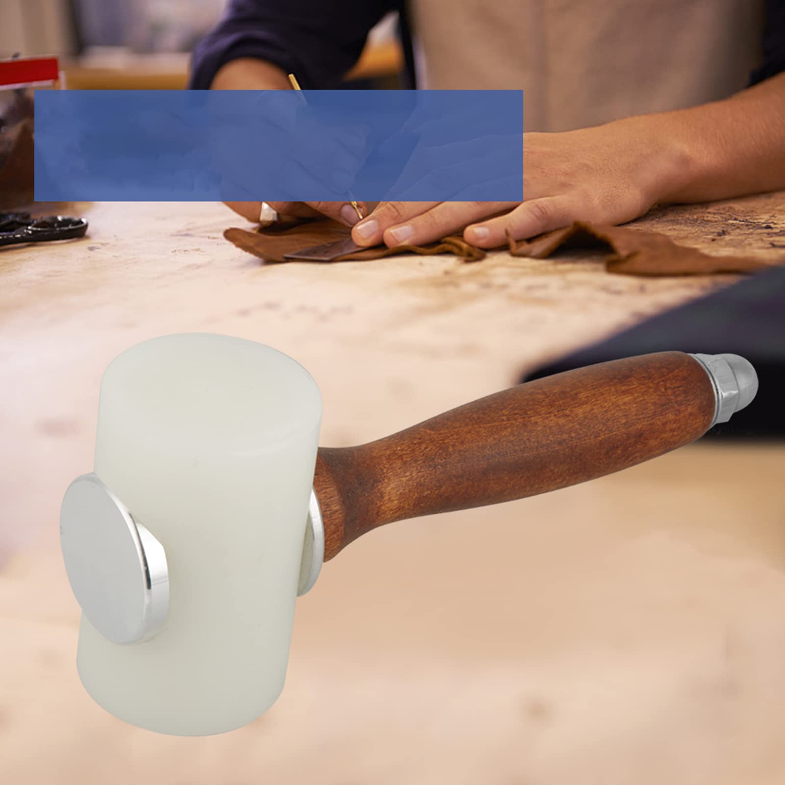 1 Pz Martello Di Legno Martello Intaglio Strumento Artigianale In - Foto 11