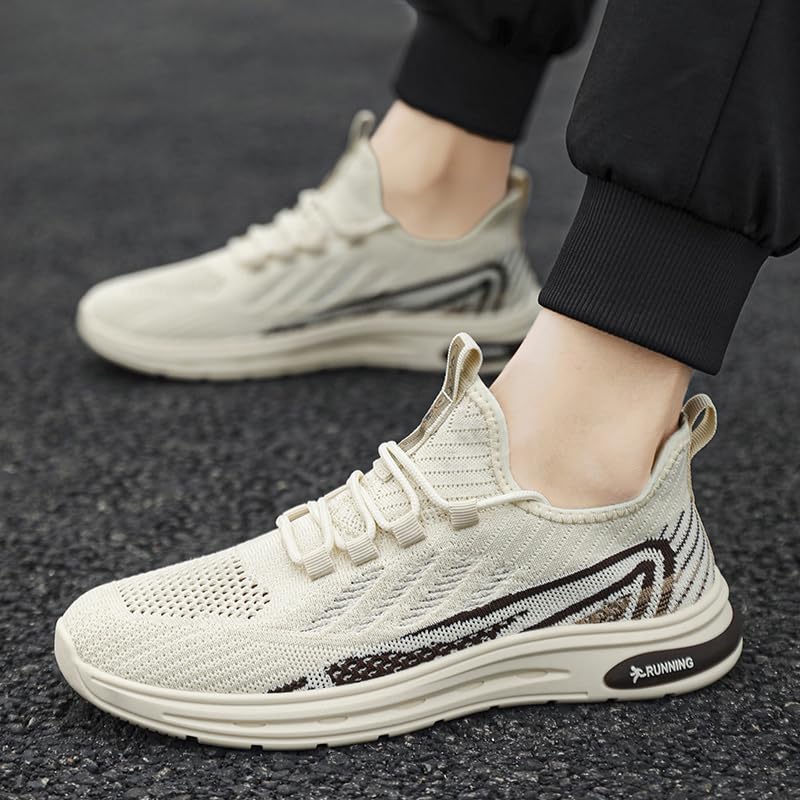Men's Road-Running-Shoes Walking Fashion Athletic Sneakers Working Gym Comfortable Breathable Mesh Soft Sole Shoes3