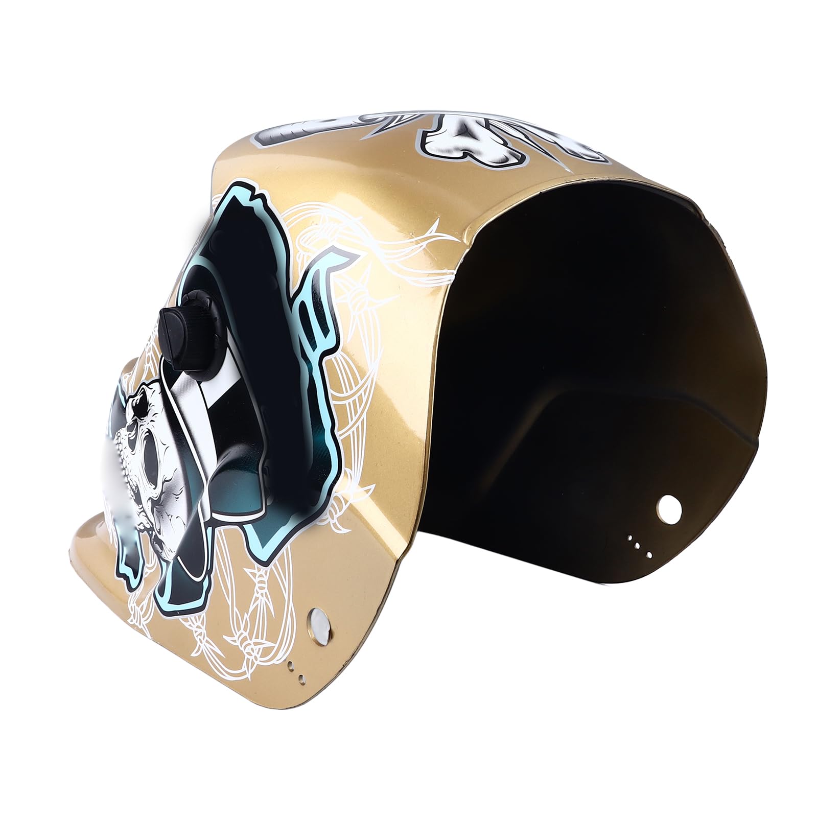 Casco per Saldatura Ad Energia Solare, Oscuramento Automatico Casco per Saldatura Portatile Regolabile con Schermo Grande 93x43mm Ampia Applicazione per il Taglio