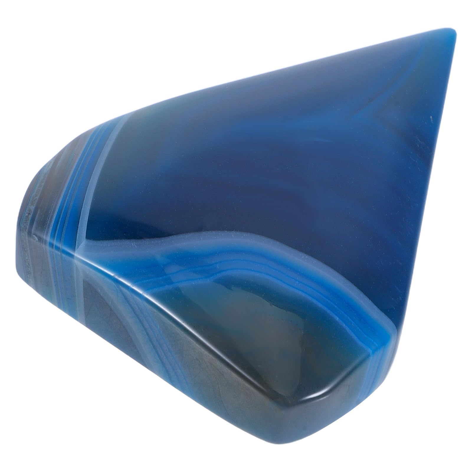 Adorno de cristal de ágata azul para eliminar espacios vacíos