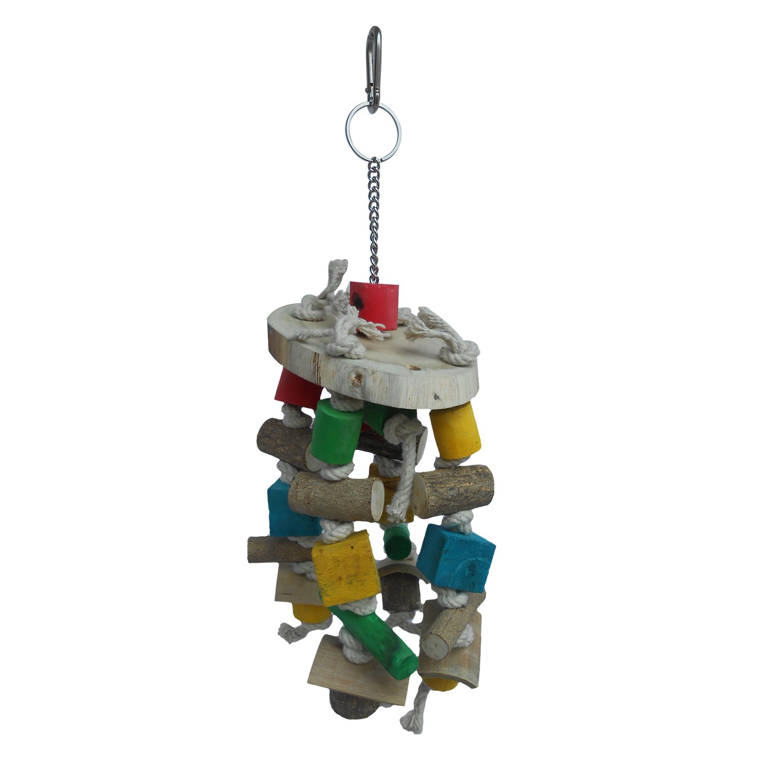 KSK Large Bird Parrot Chewing Toy - Multicolored Natural Wooden Blocks Bird Parrot Tearing Toys Suggested for Large Macaws cokatoos,African Grey and a Variety of Amazon Parrots (B01I8Y8GTQ) Amazon Price History, Amazon Price Tracker