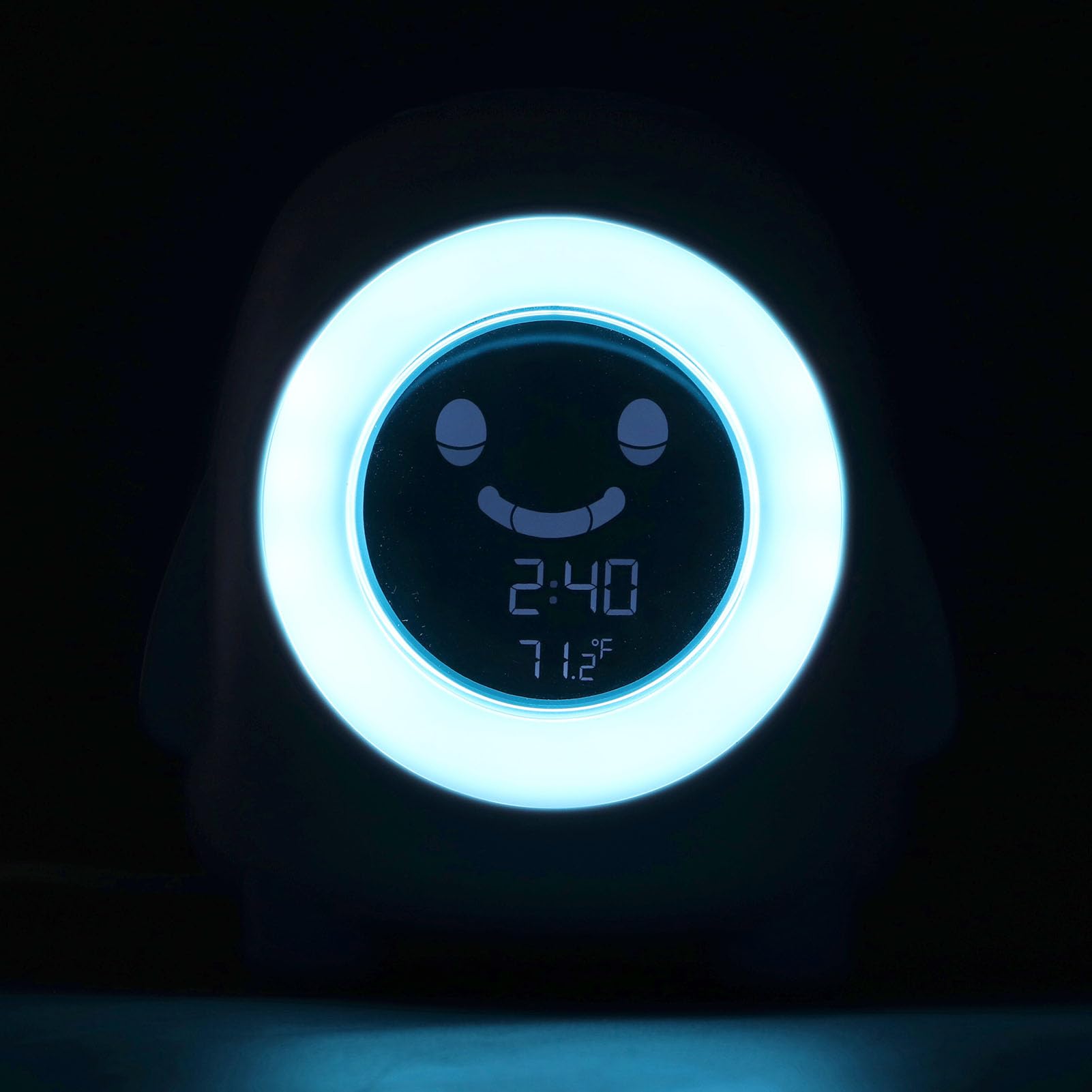 TOPINCN Reloj Despertador Infantil de Dibujos Animados con Pantalla Clara, Luz Nocturna para Dormitorio, Uso de Componentes Electrónicos de Plástico
