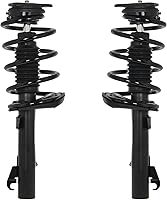 Vista 3 de Detroit Axle - Kit de puntales delanteros para Volvo C30 C70 S40 V50, 2 puntales muelle helicoidal 2 estabilizador, barra estabilizadora, enlaces