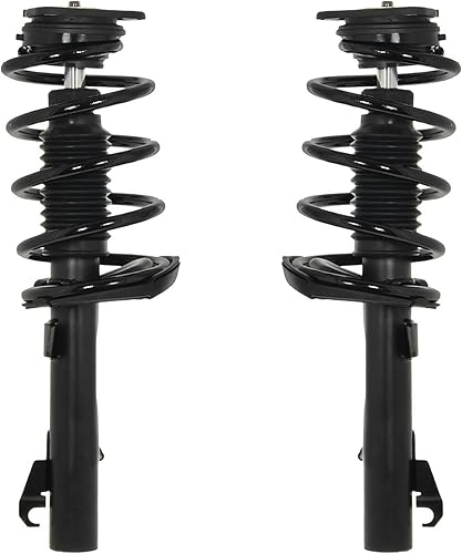 Miniatura 3 de Detroit Axle - Kit de puntales delanteros para Volvo C30 C70 S40 V50, 2 puntales muelle helicoidal 2 estabilizador, barra estabilizadora, enlaces