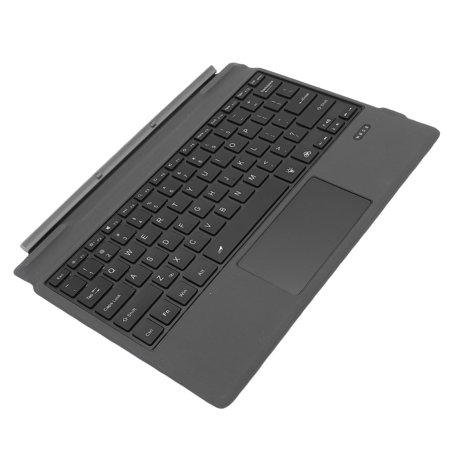Tastiera Bluetooth Touchpad Custodia per Tastiera Wireless Retroilluminata Staccabile Segnaposto per da Viaggio a Prova di Spruzzi con Touchpad in Vetro per