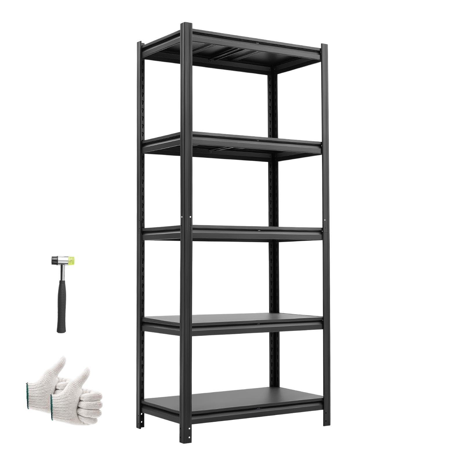 VEVOR Storage Shelves, 5-Tier Adjustable, 2000 lbs Capacity, Heavy Duty