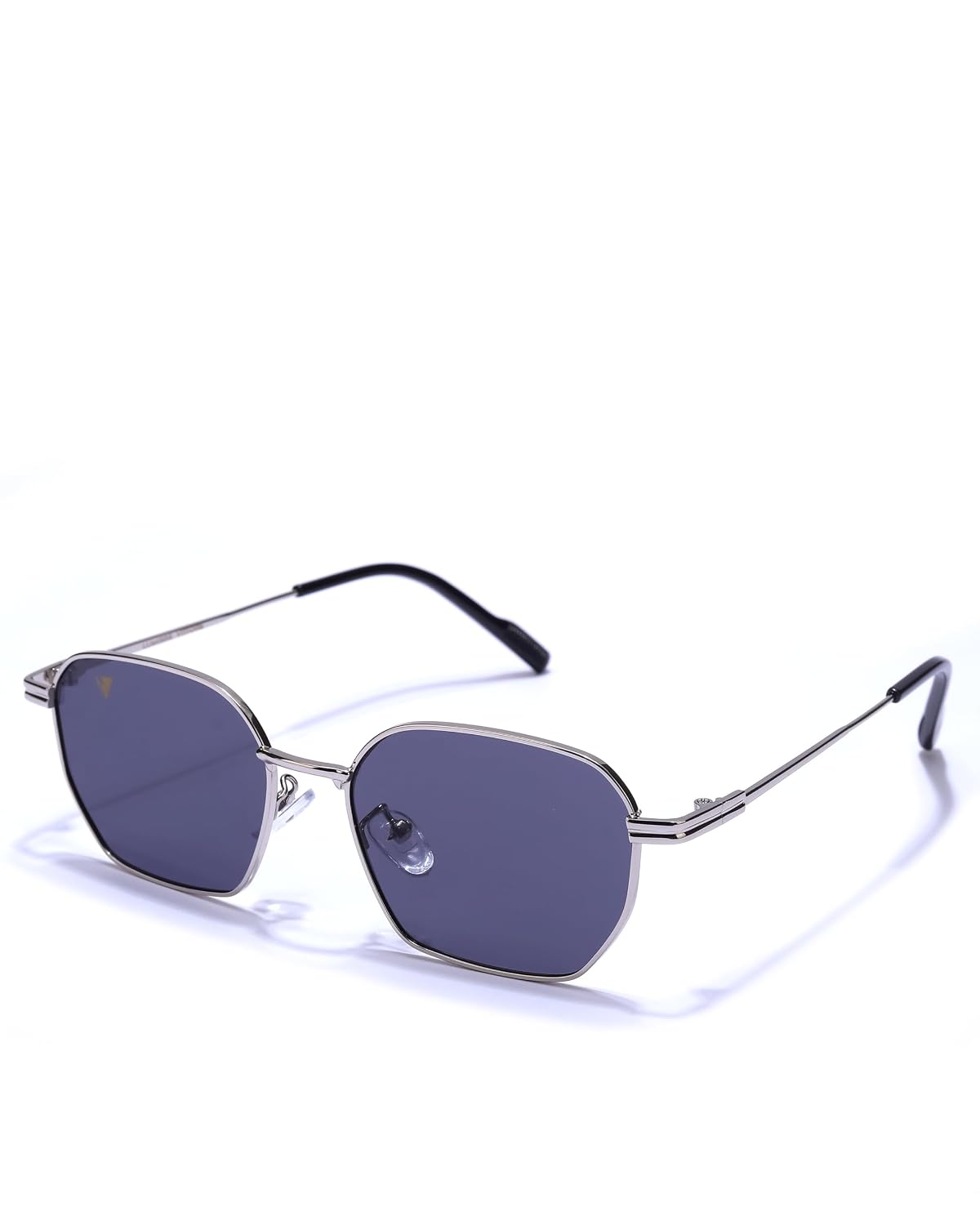 LUMIERE VITTORE STRATTÉ Hexagon Sunglasses for Men & Women | UV400 Protection | Medium-Size Metal Frame | Modern Fashion S...