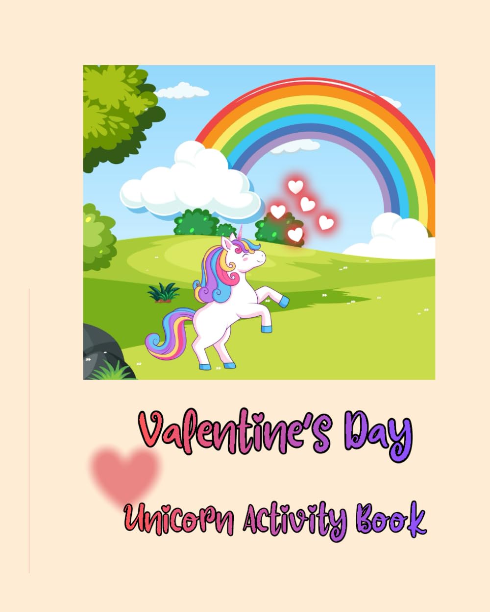 Valentine's Day Unicorn Activity Book