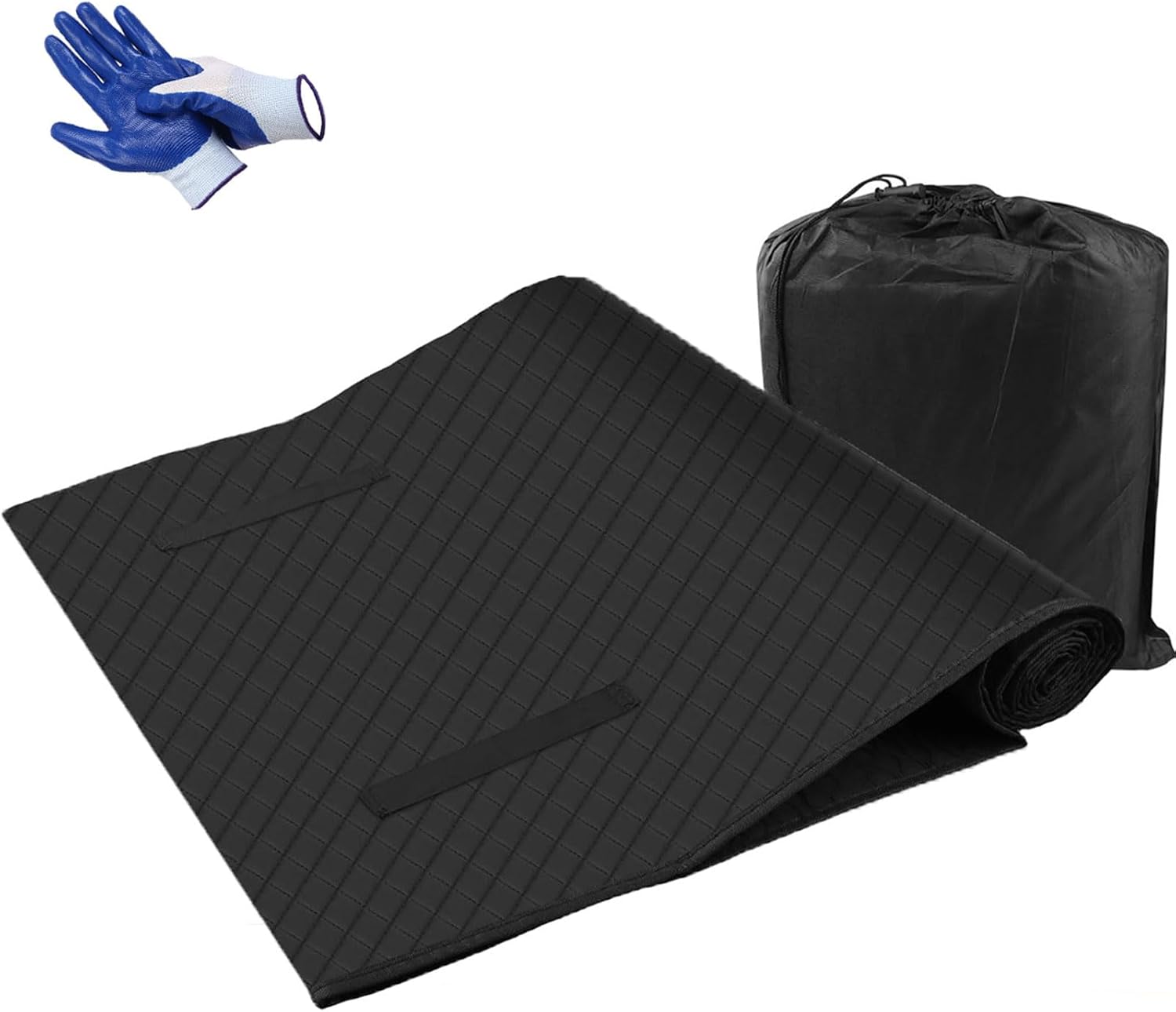 2026 Upgraded Rolling Creeper Mat 60"x28", Mechanic Magic Mat for Working Under Car, Foldable Two-Layer Automotive Repair Pad, Portable Garage Creeper for Low Clearance Vehicles