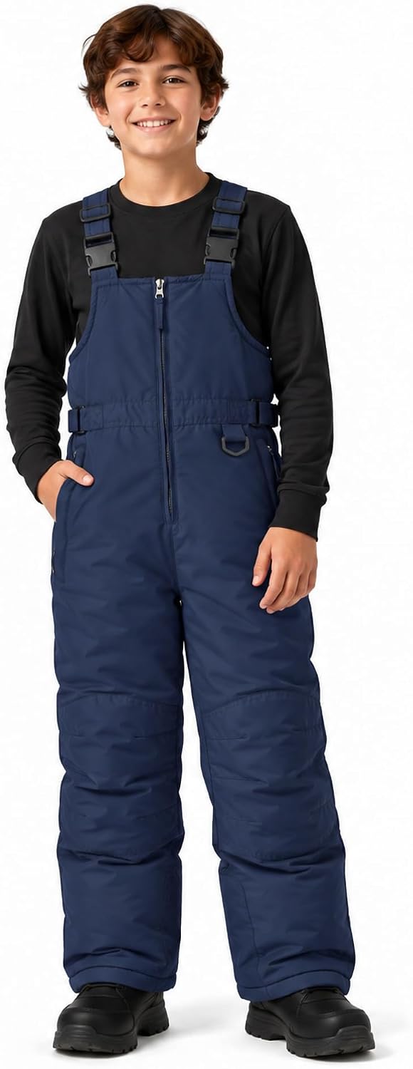 Cherokee Kids Snow Bib - Insulated Winter Bib Overalls for Girls and Boys