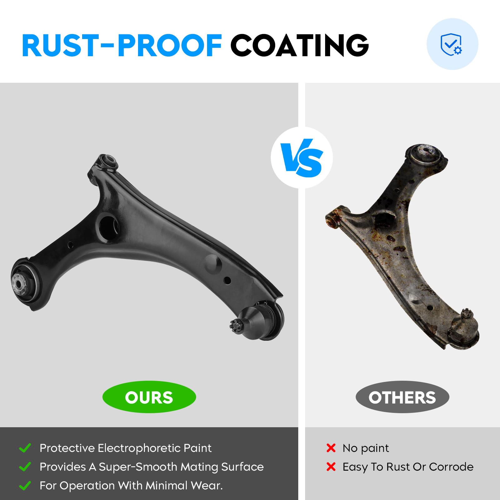 Amazon.com: Front Lower Control Arm and Ball Joint for Town