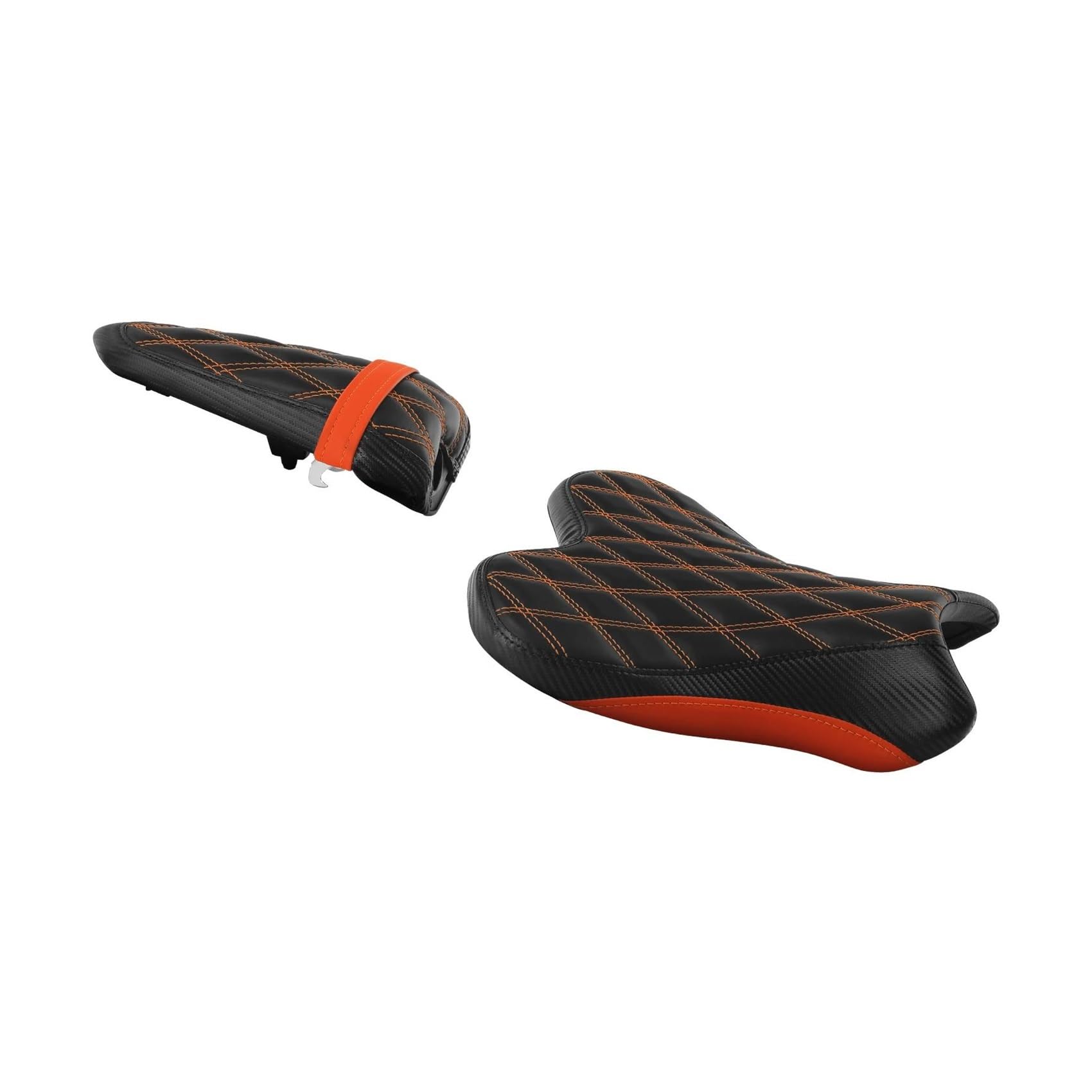 Sitzkissen Motorrad-Vordersitz Für Fahrer + Beifahrer-Soziussitz Sitzauflage