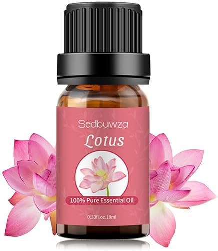 Sedbuwza Aceite esencial de loto, 100 % puro loto para aromaterapia, aceite de regalo para difusor, humidificador, jabón, vela, perfume disponible en Yaxa Colombia