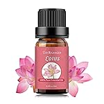 Sedbuwza Lotus Essential Oil, Pure Organic Lotus Fragrance Oil for Diffuser, Humidifier, Soap, Candle, Perfume