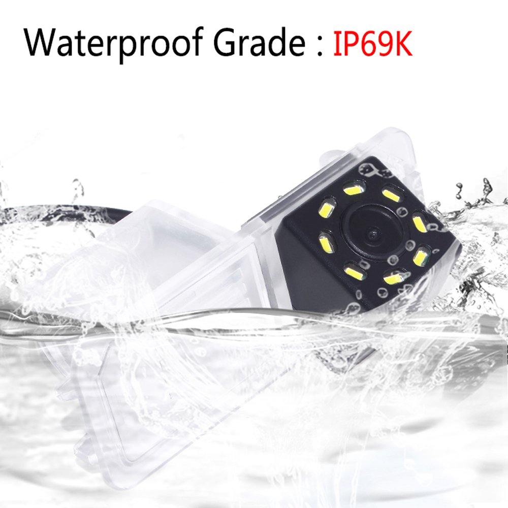 Waterproof High Definition Color Wide Viewing Angle License Plate Car Rear View Camera with Night Vision replacement for Passat CC Skoda Superb Seat altea Golf 6 Polo - Image 4
