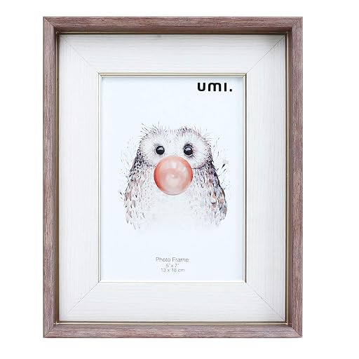 UMI Classic Wood-Grain Picture Frame Light Khaki