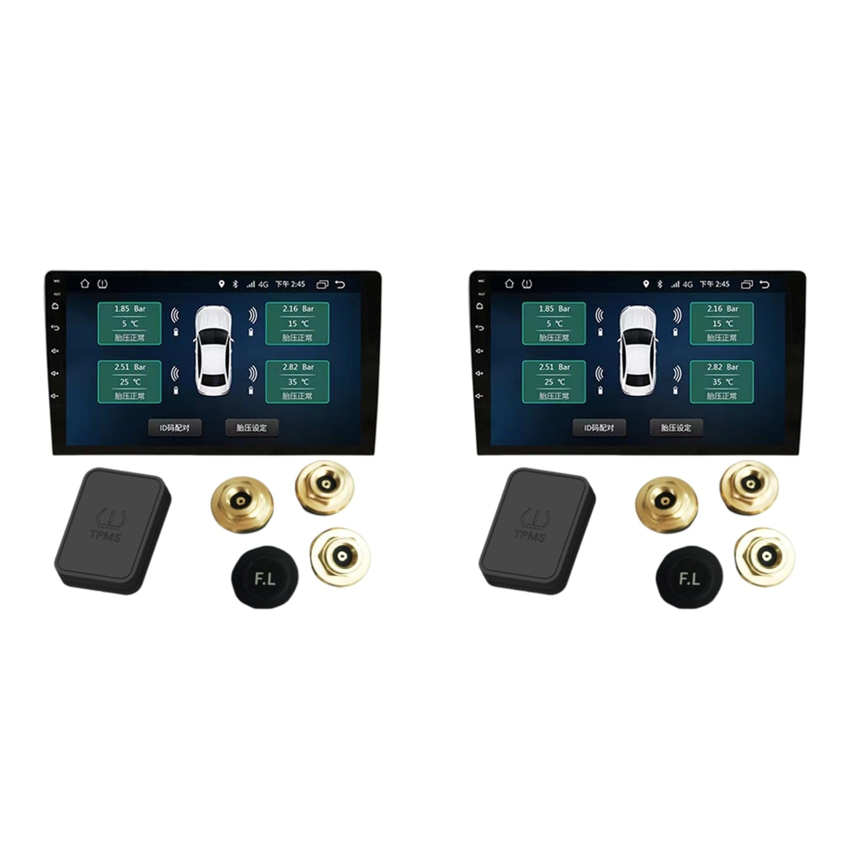 Alarme de pression pneus TPMS Android pour éviter les crevaisons sur autoroute