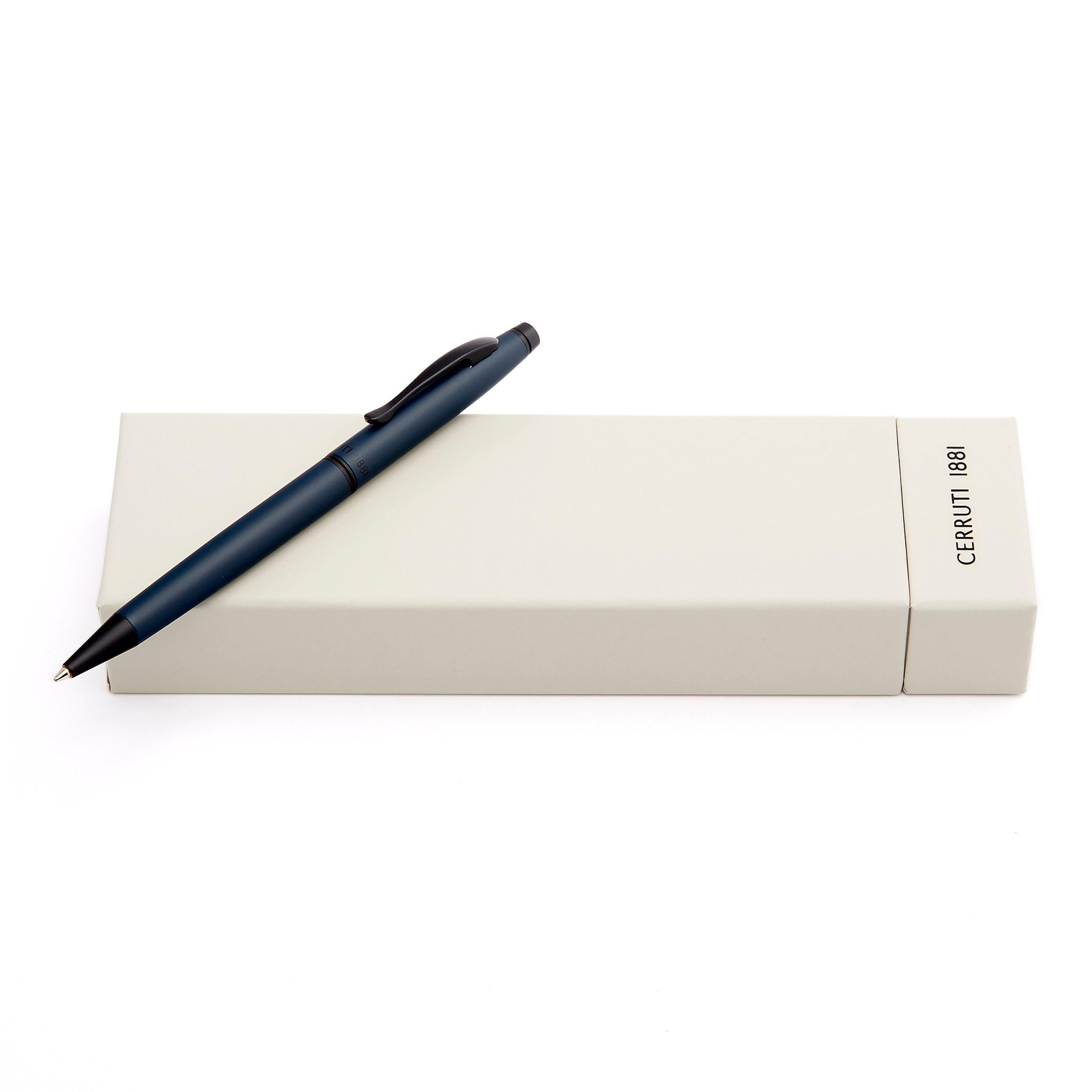 Cerruti 1881 Oxford Ballpoint Pen (Blue) - Image 4