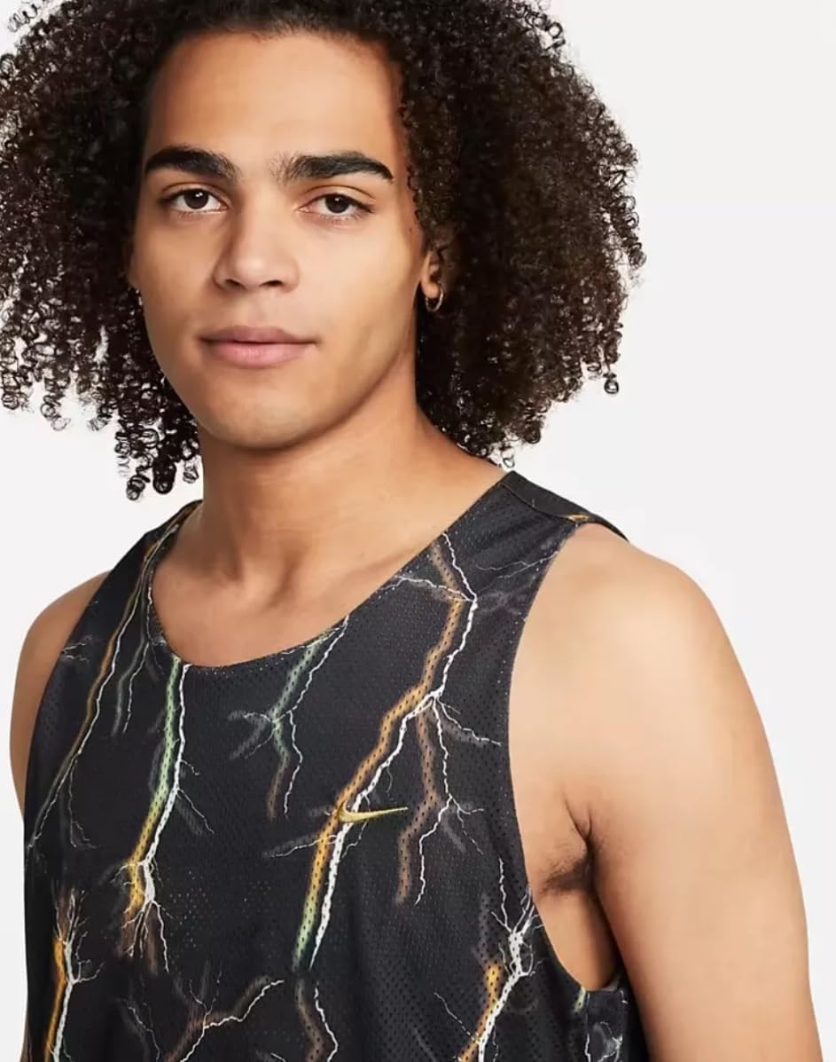 Premium Basketball Jersey Reversible Men Size Small to XX-Large Color Black, University Gold, Iron Grey, and Sesame (as1, Alpha, xx_l, Regular, Regular)
