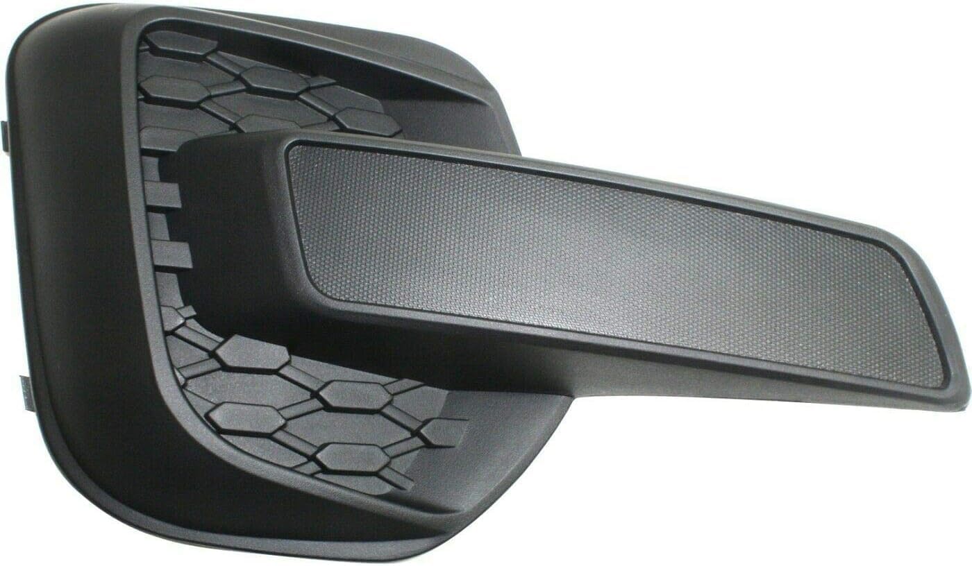 DAT AUTO PARTS Front Right Passenger Side Bumper Fog Light Hole Cover Trim Molding Replacement For 2010-2015 Chevrolet Equinox LS & LT Without Fog Lights Black Textured Plastic GM1039128 25798750