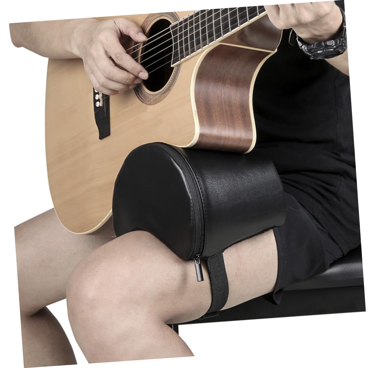 Didiseaon Cuscino Imbottito per Supporto Chitarra Basso e Poggiapiedi Chitarra in e Artificiale Morbido e Resistente Adatto Musicisti Principianti e Professionisti