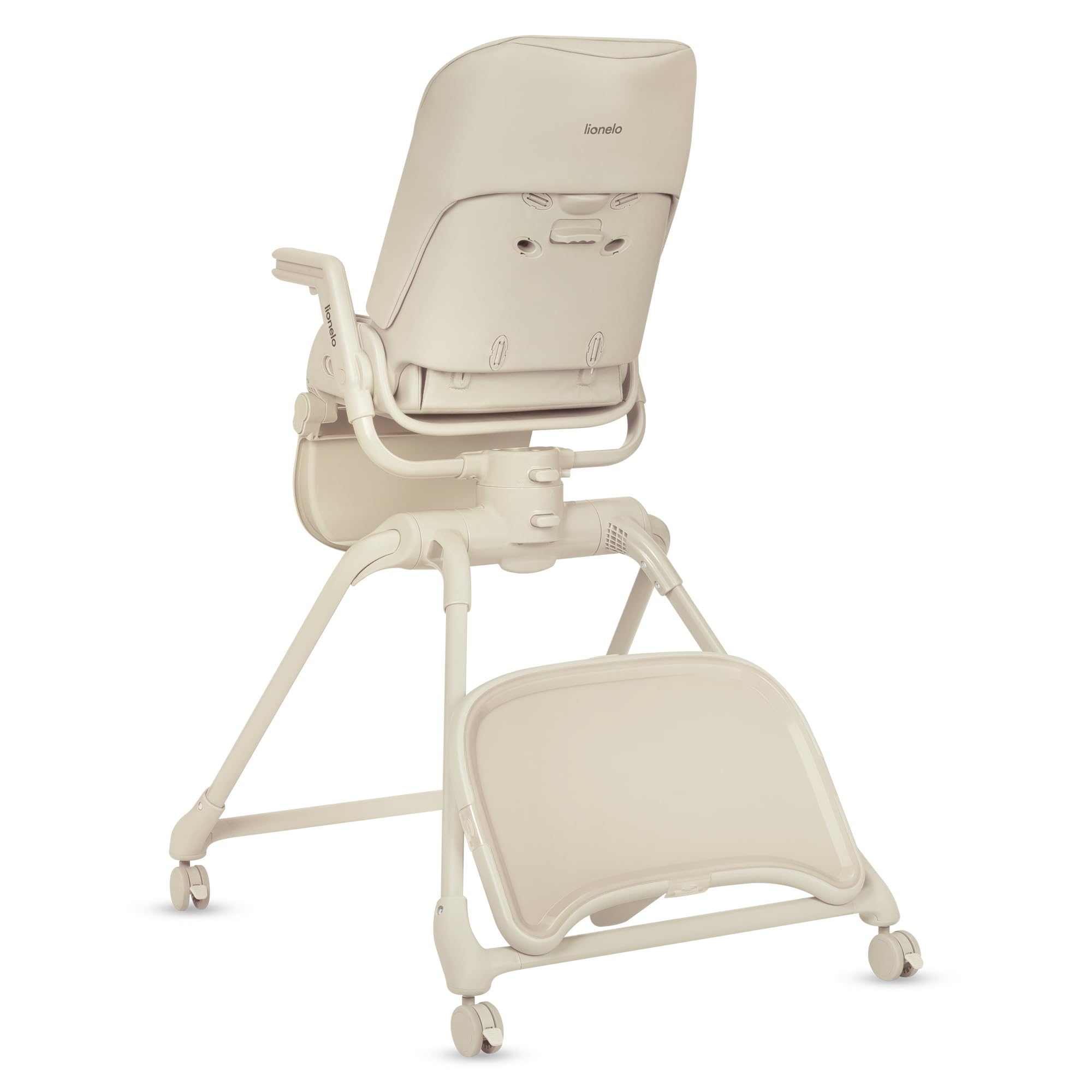 Lionelo Maddie Set Trona Bebé Evolutiva Multifunción 3 en 1, gira 360°, Hamaca Reclinable y Función Cuna con Ruedas, Arnés 5 Puntos, Limpieza Fácil, Plegable y Compacta, desde Nacimiento, 0–36 Meses